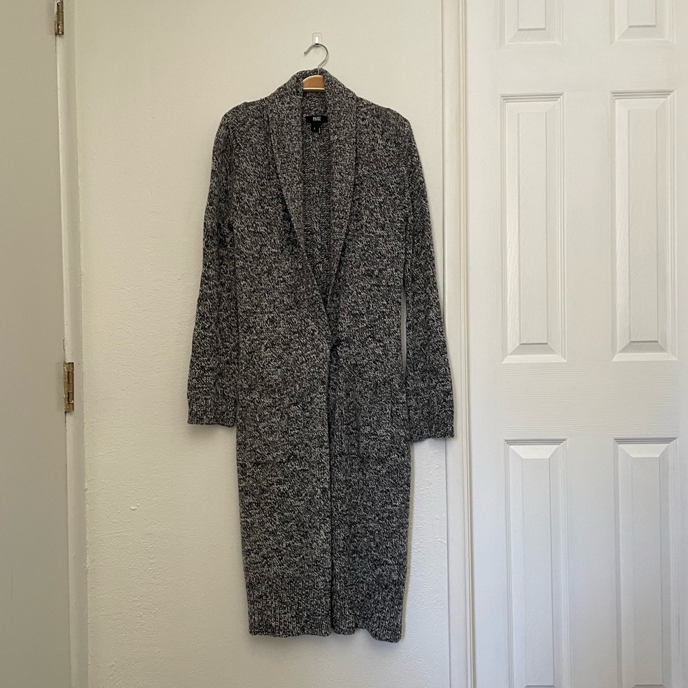 Paige sweater coat sz S
